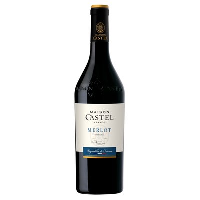 Obrázek Maison Castel Merlot suché červené víno 0,75l