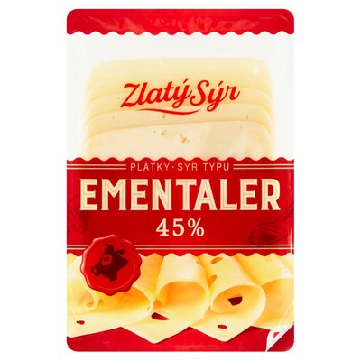 Obrázek MILK ZS EMMENTALER PLATKY 100G