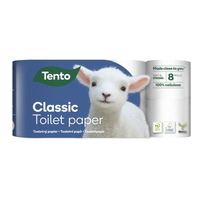 Obrázek Tento Classic toaletní papír 3 vrstvy 8 rolí