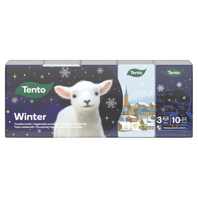Obrázek Tento Winter hygienické kapesníky 3 vrstvy 10 x 10 ks
