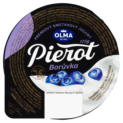 Obrázek Olma Pierot Smetanový jogurt na borůvkách 175g