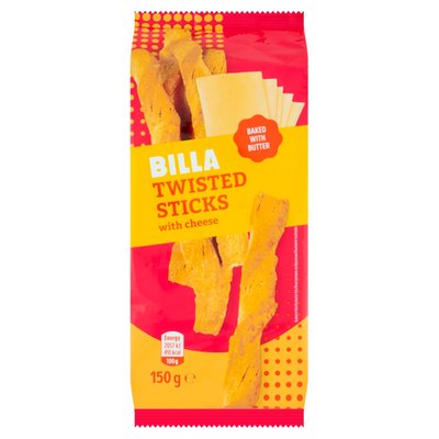 Obrázek BILLA Máslové trvanlivé tyčinky se sýrem 150g