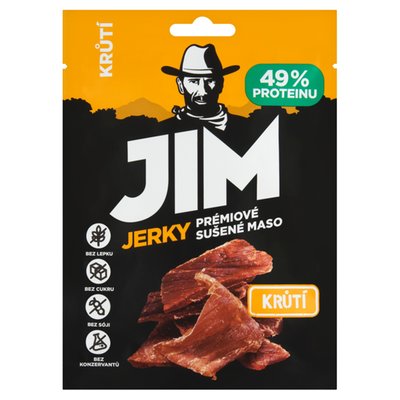 Obrázek Jim Jerky Prémiové sušené maso krůtí 23g