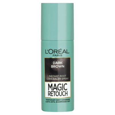 Obrázek L'Oréal Paris Magic Retouch sprej na vlasy pro zakrytí odrostů tmavě hnědá, 75 ml