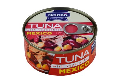Obrázek Tuňák kousky se zeleninou MEXICO NEKTON 170 g