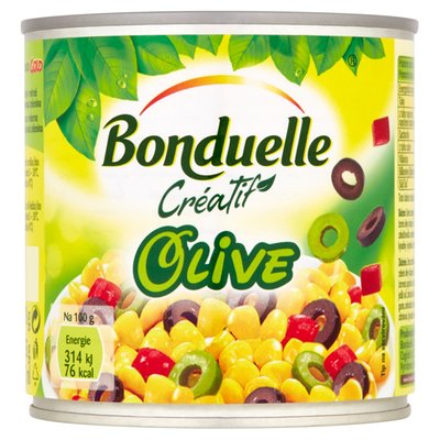Obrázek Bonduelle Créatif Olive zeleninová směs v mírně slaném nálevu 310g