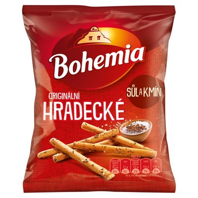 Obrázek Bohemia Originální Hradecké tyčinky sůl a kmín 90g