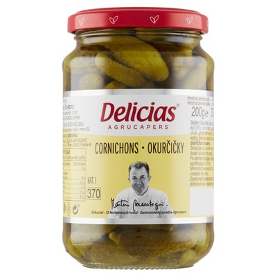 Obrázek Delicias Cornichons okurčičky 370g