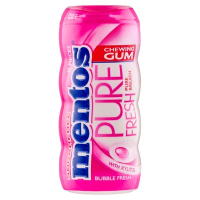 Obrázek Mentos Pure Fresh Bubble Fresh žvýkačka 15 ks 30g