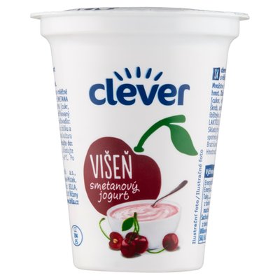 Obrázek clever Višeň smetanový jogurt 150g