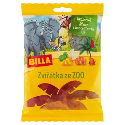 Obrázek BILLA ZVIRATKA ZE ZOO 100G