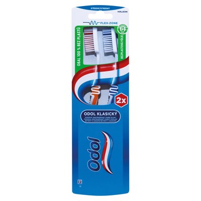 Obrázek Odol Klasický střední zubní kartáček 2 ks