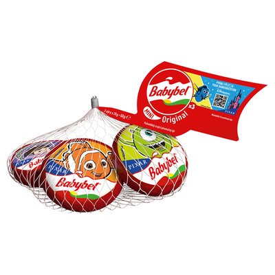 Obrázek Babybel Mini Original poloměkký zrající plnotučný sýr 3 x 20g (60g)