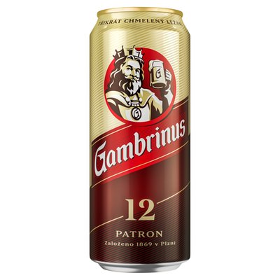 Obrázek Gambrinus Patron 12 pivo ležák světlý 500ml