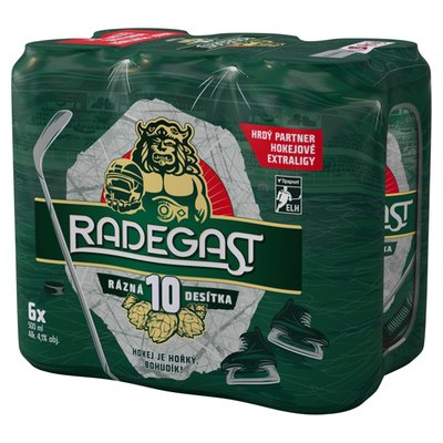 Obrázek Radegast Rázná 10 pivo výčepní světlé 6 x 500ml