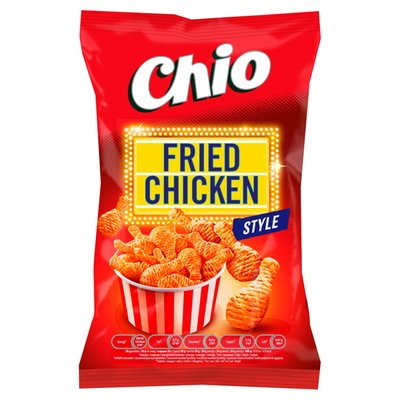 Obrázek Chio Fried Chicken Style smažený bramborový snack s příchutí pečeného kuřete 65g