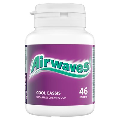 Obrázek Wrigley's Airwaves Cool Cassis žvýkačka bez cukru s příchutí mentolu a černého rybízu 46 ks 64g
