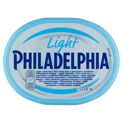 Obrázek Philadelphia Light pasterizovaný polotučný měkký nezrající sýr 125g