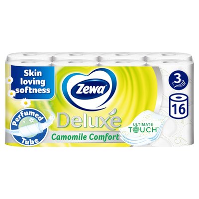 Obrázek Zewa Deluxe Camomile Comfort toaletní papír 3 vrstvý 16 rolí