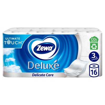 Obrázek Zewa Deluxe Delicate Care toaletní papír 3 vrstvý 16 rolí