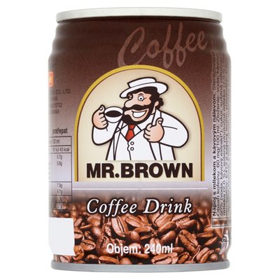 Obrázek Mr. Brown Nápoj s mlékem a kávovým nálevem 240ml