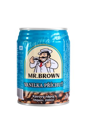 Obrázek Mr. Brown Vanilla nápoj s mlékem a kávovým nálevem s vanilkovou příchutí 240ml
