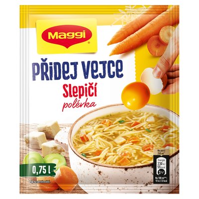 Obrázek MAGGI Přidej vejce Slepičí polévka sáček 32g