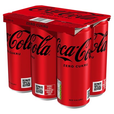 Obrázek Coca-Cola Zero 6 x 330ml