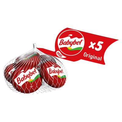 Obrázek Babybel Mini Original poloměkký zrající plnotučný sýr 5 x 20g (100g)