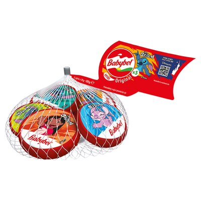 Obrázek Babybel Mini Original poloměkký zrající plnotučný sýr 5 x 20g (100g)