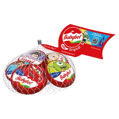 Obrázek Babybel Mini Original poloměkký zrající plnotučný sýr 5 x 20g (100g)