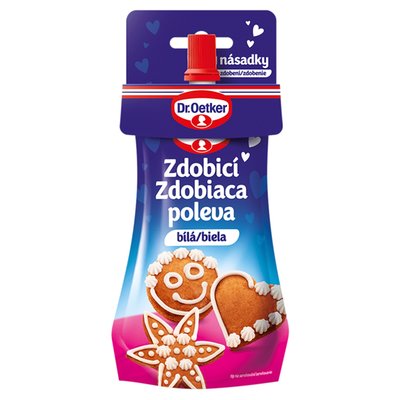 Obrázek Dr. Oetker Zdobící poleva bílá 140g