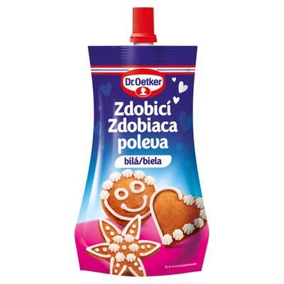 Obrázek Dr. Oetker Zdobicí poleva bílá 140g