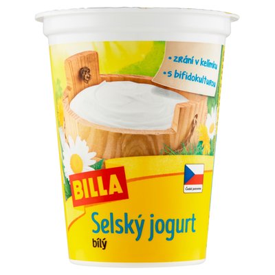 Obrázek BILLA LAC SELSKY JOGURT BILY 400G/725425