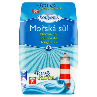 Obrázek Solsanka Mořská sůl + jod & fluor 1kg