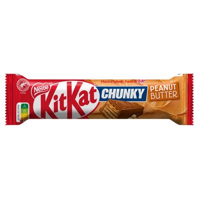 Obrázek KitKat Chunky čokoládová tyčinka s oplatkou a arašídovou náplní 42g
