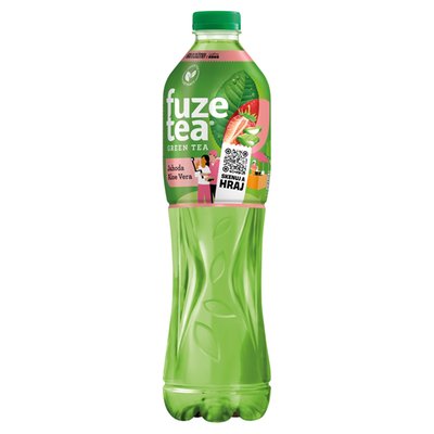 Obrázek FuzeTea Green Tea jahoda aloe vera 1,5l