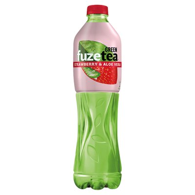 Obrázek FuzeTea Green Ice Tea Strawberry & Aloe Vera 1,5l