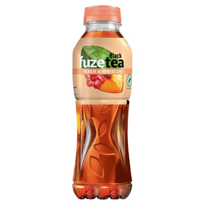 Obrázek FuzeTea Black Ice Tea Peach & Hibiscus 500ml