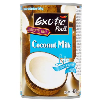 Obrázek Exotic Food Authentic Thai Kokosové mléko Lite 400ml