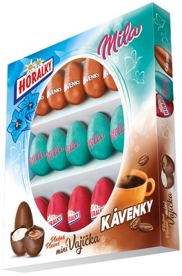 Obrázek Velikonoční set mini vajíček Mila, Horalky a Kávenky 136,5g