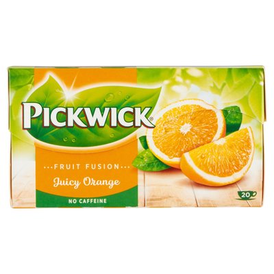 Obrázek Pickwick Fruit Fusion Ovocný čaj aromatizovaný s pomerančovým oplodím 20 x 2g (40g)