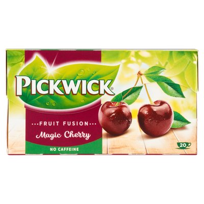 Obrázek Pickwick Fruit Fusion Ovocný čaj aromatizovaný s koncentrátem ze šťávy z třešní 20 x 2g (40g)