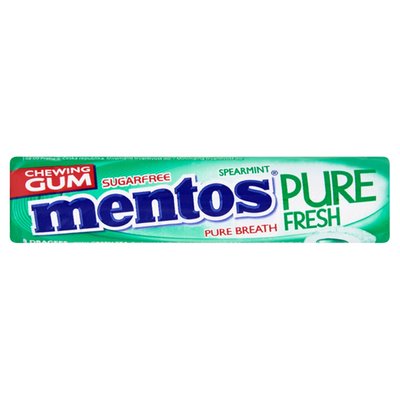 Obrázek Mentos Pure Fresh Spearmint žvýkačka 8 ks 15,5g