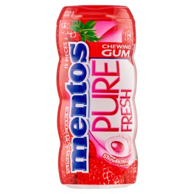 Obrázek Mentos Pure Fresh Strawberry žvýkačka 15 ks 30g