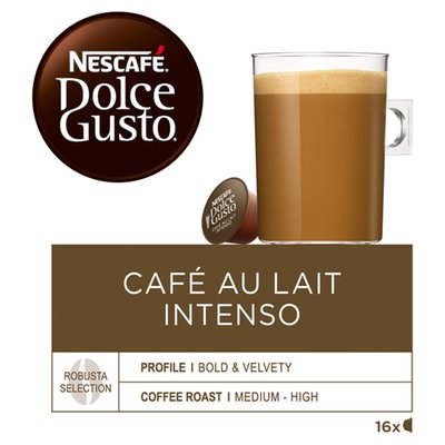 Obrázek NESCAFÉ® Dolce Gusto® Café au Lait Intenso - kapslová káva - 16 kapslí v balení