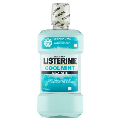 Obrázek Listerine Cool Mint Mild Taste ústní voda 500ml