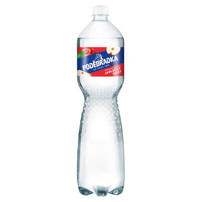Obrázek Poděbradka Jemně perlivá s příchutí jablečný mošt 1,5l
