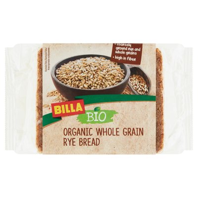Obrázek BILLA BIO Celozrnný žitný chleba krájený 375g