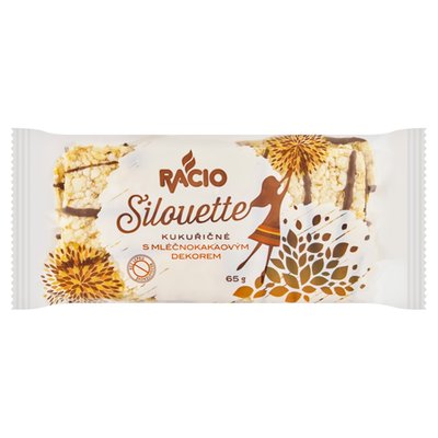 Obrázek Racio Silouette Kukuřičné s mléčnokakaovým dekorem 65g